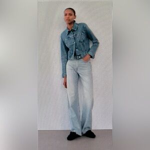 Zara. Full length, high rise, wide leg jeans. Eur.38, USA 6, Mex. 28. TALL.